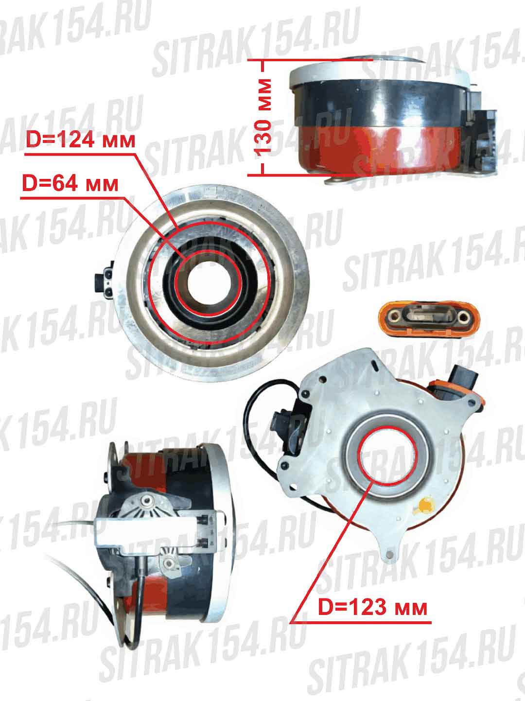 Подшипник выжимной SACHS Электронный(В Сборе) АКПП ZF 12TX2620TD 54198 666482000347/501224701
